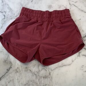 Athleta girls Maroon Athletic Shorts